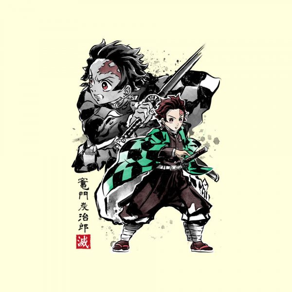 Slayer Tanjiro Sumi-E - Image 8