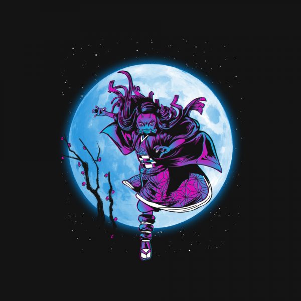 Nezuko Under The Moon - Image 4