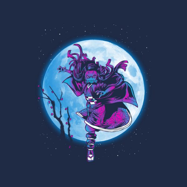 Nezuko Under The Moon - Image 8
