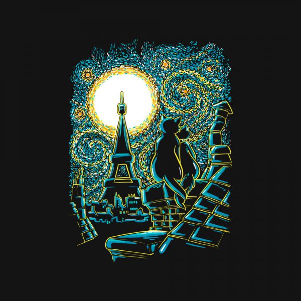 Starry Paris Cats - Image 8